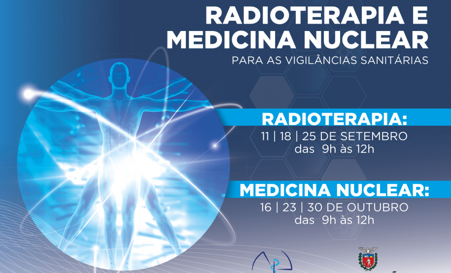 Paraná capacita equipes de inspeção para controle sanitário de Radioterapia e Medicina Nuclear - Foto/Arte: SESA