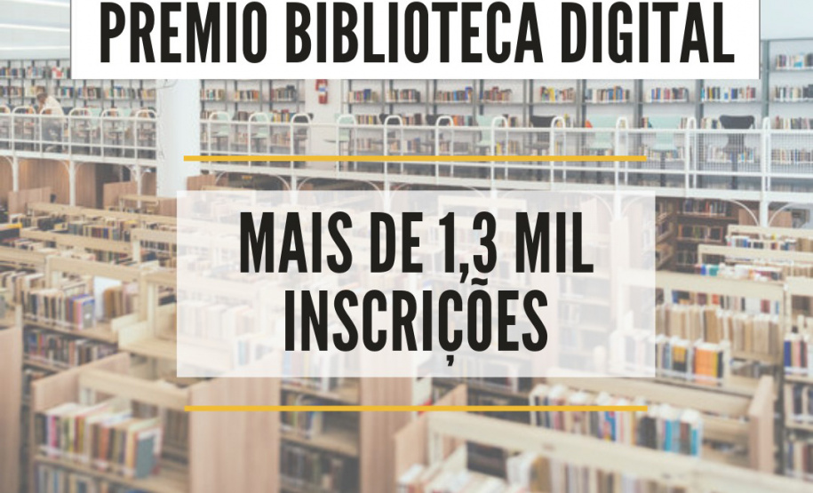 Prêmio Biblioteca Digital 2021 recebe mais de 1,3 mil inscrições  -  Foto: BPP