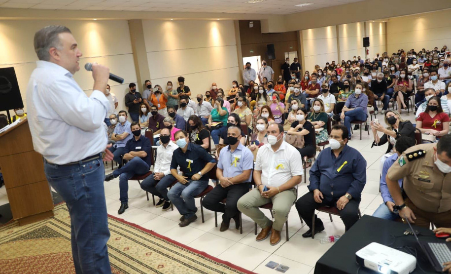 A Secretaria de Estado da Justiça, Família e Trabalho realizou nesta quinta-feira (16), em Umuarama (Noroeste), mais uma etapa do Programa de Interiorização. No evento, o secretário Ney Leprevost explicou o objetivo da ação, que é aprofundar a integração da Pasta com gestores e entidades municipais da região. - Umuarama, 16/09/2021 - Foto: SEJUF