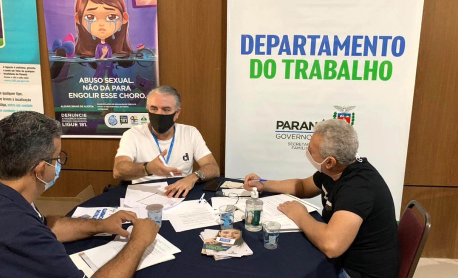 A Secretaria de Estado da Justiça, Família e Trabalho realizou nesta quinta-feira (16), em Umuarama (Noroeste), mais uma etapa do Programa de Interiorização. No evento, o secretário Ney Leprevost explicou o objetivo da ação, que é aprofundar a integração da Pasta com gestores e entidades municipais da região. - Umuarama, 16/09/2021 - Foto: SEJUF
