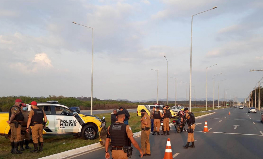 Operação Tríade reforça presença da Polícia Militar na Capital e RMC  -  Curitiba, 19/09/2021  -  Foto: SESP-PR