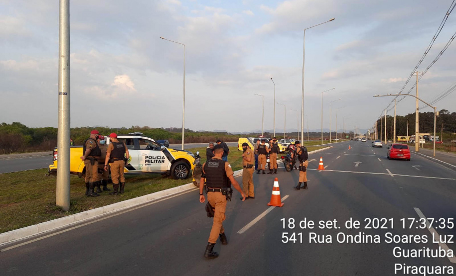 Operação Tríade reforça presença da Polícia Militar na Capital e RMC  -  Curitiba, 19/09/2021  -  Foto: SESP-PR