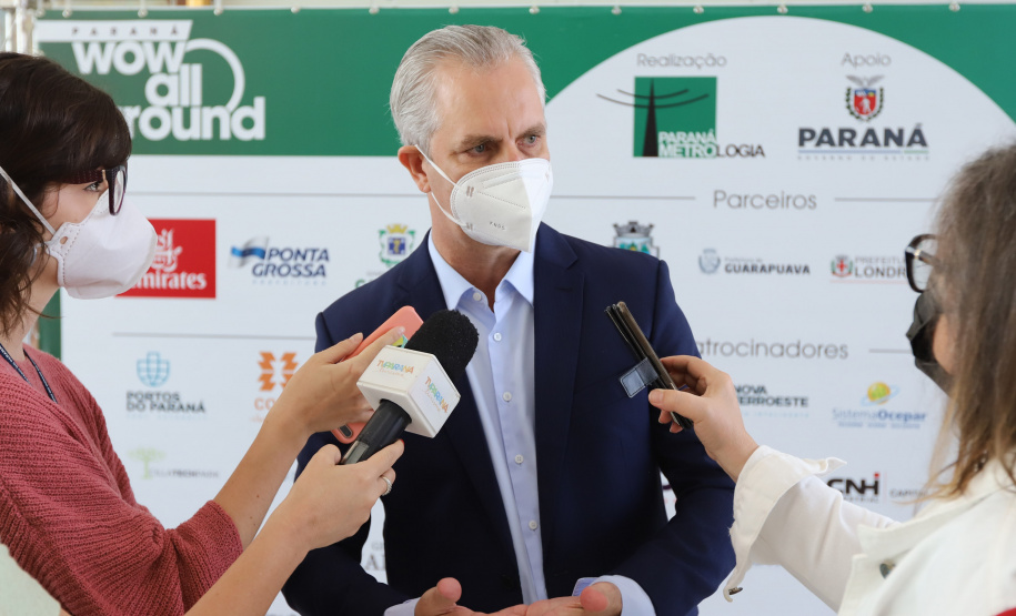 O governador Carlos Massa Ratinho Junior participa nesta segunda-feira (20), do Lançamento da Business Experience - Expo Dubai -  20/09/2021 - Foto: Geraldo Bubniak/AEN