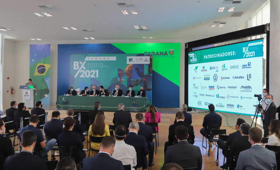 O governador Carlos Massa Ratinho Junior participa nesta segunda-feira (20), do Lançamento da Business Experience - Expo Dubai -  20/09/2021 - Foto: Geraldo Bubniak/AEN