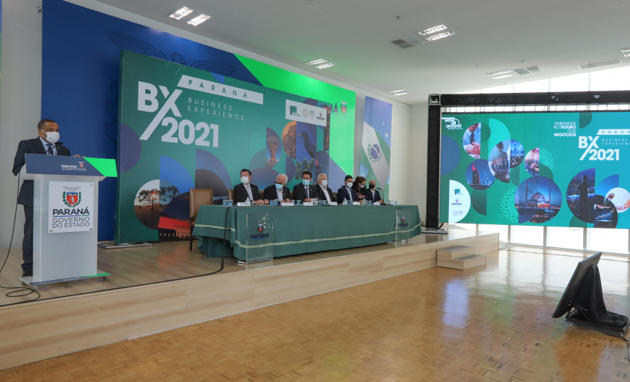 O governador Carlos Massa Ratinho Junior participa nesta segunda-feira (20), do Lançamento da Business Experience - Expo Dubai -  20/09/2021 - Foto: Geraldo Bubniak/AEN