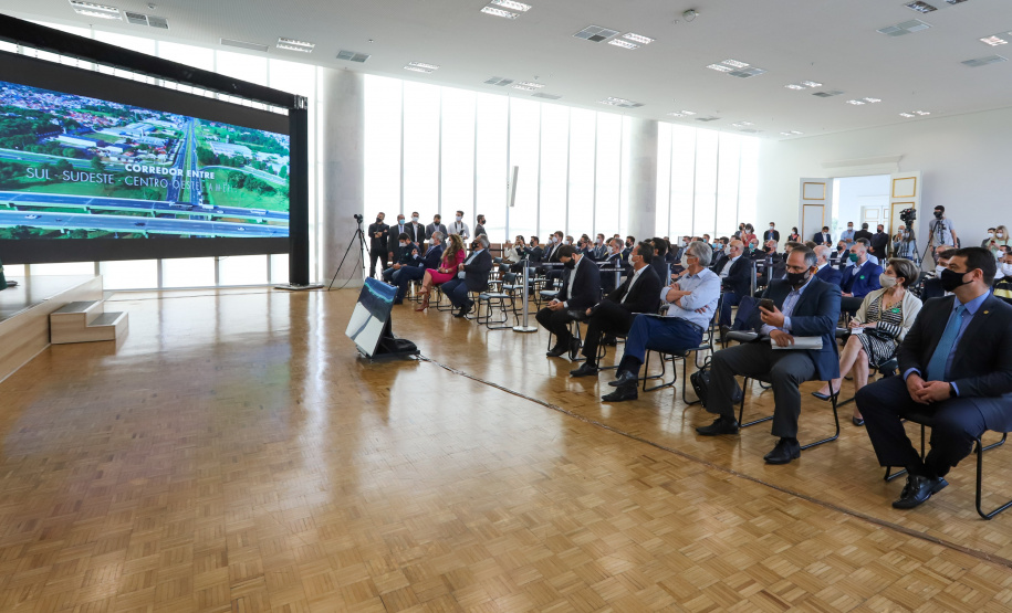 O governador Carlos Massa Ratinho Junior participa nesta segunda-feira (20), do Lançamento da Business Experience - Expo Dubai -  20/09/2021 - Foto: Geraldo Bubniak/AEN