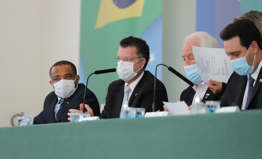 O governador Carlos Massa Ratinho Junior participa nesta segunda-feira (20), do Lançamento da Business Experience - Expo Dubai -  20/09/2021 - Foto: Geraldo Bubniak/AEN