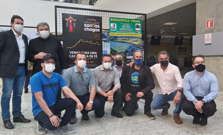 Exposição fotográfica no Aeroporto Afonso Pena apresenta atrações turísticas do Vale do Ivaí. Foto: SEDEST