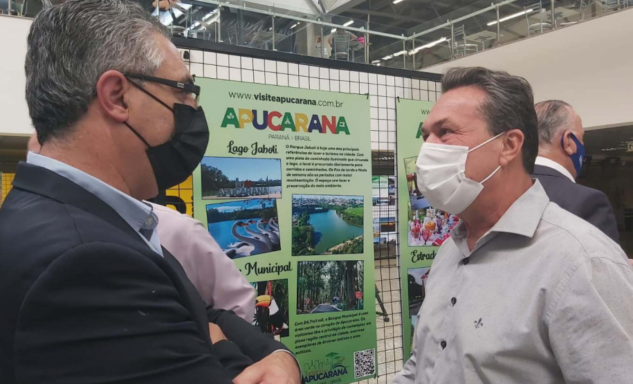 Exposição fotográfica no Aeroporto Afonso Pena apresenta atrações turísticas do Vale do Ivaí. Foto: SEDEST