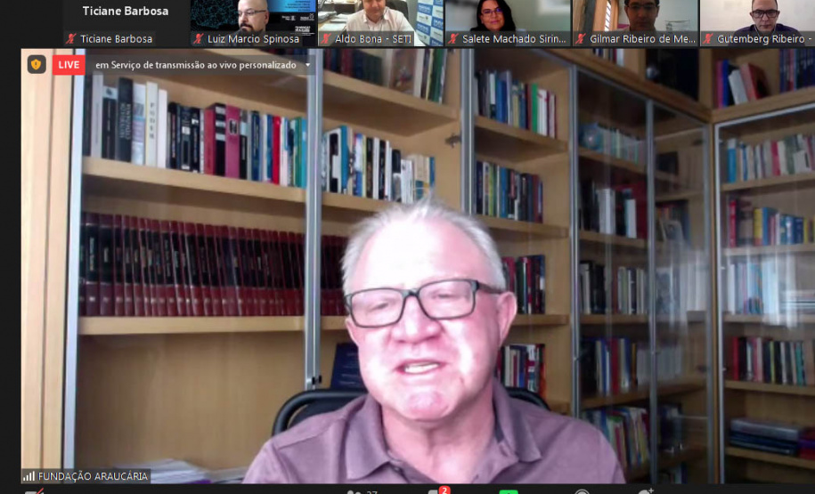 O Governo do Estado por meio da Fundação Araucária (FA) e da Superintendência Geral de Ciência, Tecnologia e Ensino Superior (Seti), lançou nesta segunda-feira (20) o Novo Arranjo de Pesquisa e Inovação (NAPI) Águas.  -  Curitiba, 20/09/201  -  Foto: Fundação Araucária