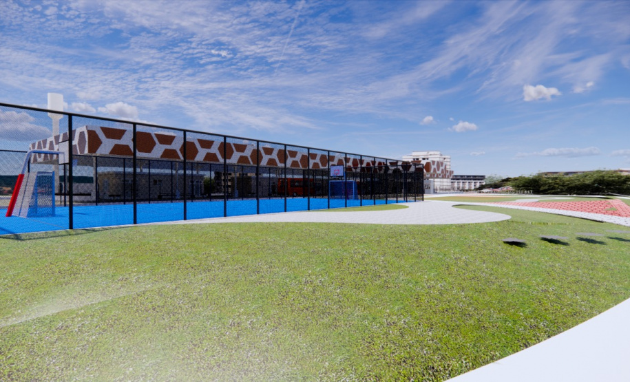 Projeto do novo terminal de Piraquara. Imagem: Comec