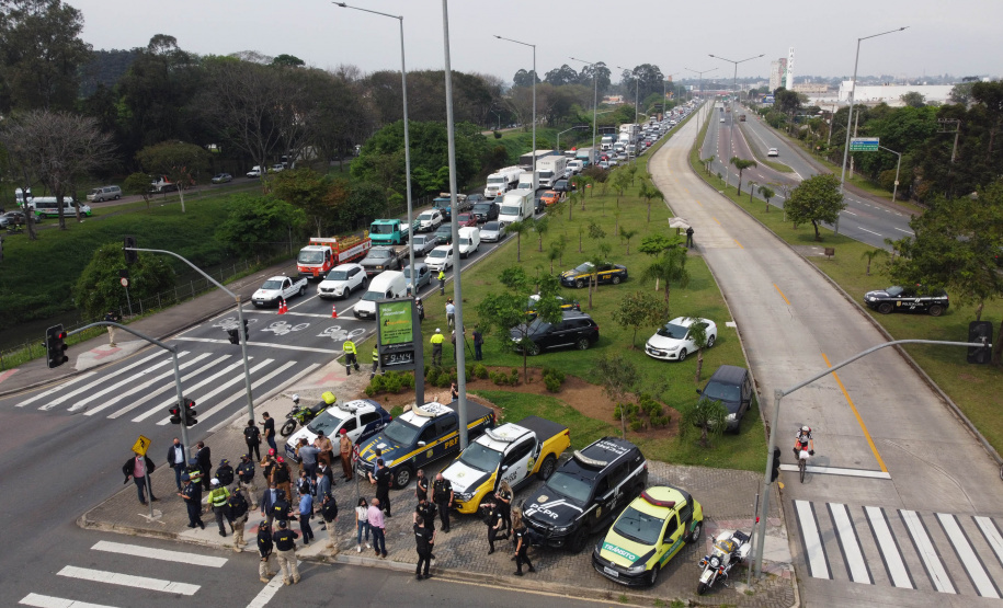 Secretário Nacional acompanha atividades no Paraná da Semana Nacional de Trânsito - Curitiba, 21/09/201 - Foto: Ari Dias/AEN