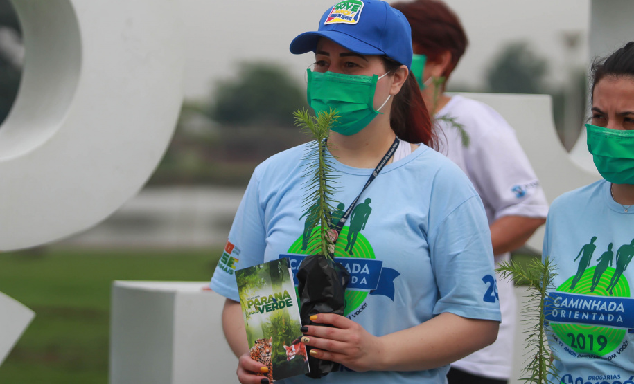 Nesta terça-feira (21), o Dia da Árvore foi comemorado em diversos municípios do Paraná com a distribuição e plantio de mais de 400 mil mudas de espécies nativas. As mudas foram distribuídas pelo Instituto Água e Terra (IAT) que possui 19 viveiros florestais e dois laboratórios de sementes de árvores nativas. Foto: Alessandro Vieira/SEDEST