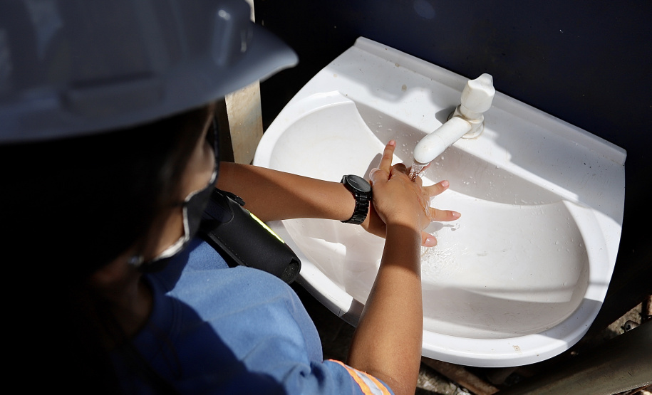 Em 18 meses, Portos do Paraná investiu mais de R$14 milhões no combate e prevenção à Covid-19  -  Paranaguá, 22/09/21  - Foto:  Claudio Neves/Portos do Paraná