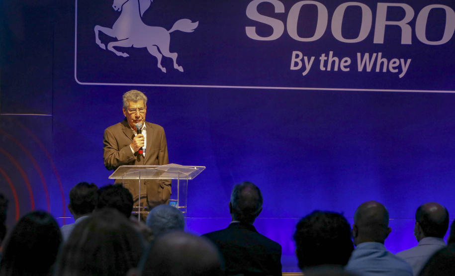 Governador Carlos Massa Ratinho Junior, participou da inauguração da nova planta industrial da Sooro Renner, líder nacional na produção de proteínas derivadas do soro de leite, em Marechal Cândido Rondon - Presentes, o 
prefeito Marcio Rauber e o diretor-presidente da Sooro Renner, William da Silva  - Marechal Cândido Rondon, 22/09/2021  -  Foto: Gilson Abreu/AEN