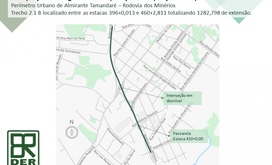 O Departamento de Estradas de Rodagem do Paraná (DER/PR) publicou nesta quarta-feira (22)o edital para contratar a elaboração de projeto e execução da obra de duplicação de um novotrecho da Rodovia dos Minérios (PR-092), desta vez no perímetro urbano de AlmiranteTamandaré, na Região Metropolitana de Curitiba (RMC). -  Curitiba, 23/09/2021  -  Foto: DER