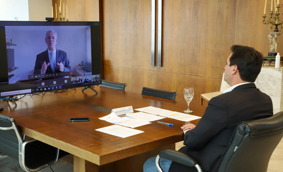 Governador Carlos Massa Ratinho Junior participa II Workshop sobre inventarios hidreletricos.Foto: Ari Dias/ AEN.