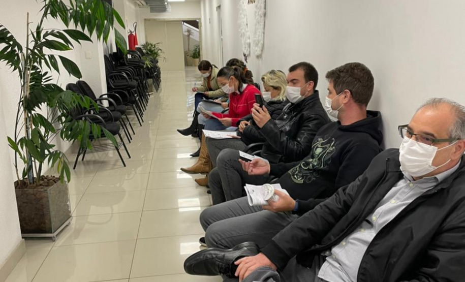 Secretaria de Estado da Saúde mobiliza servidores para doação de sangue. Foto:SESA