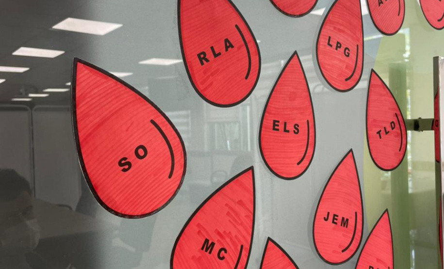 Secretaria de Estado da Saúde mobiliza servidores para doação de sangue. Foto:SESA