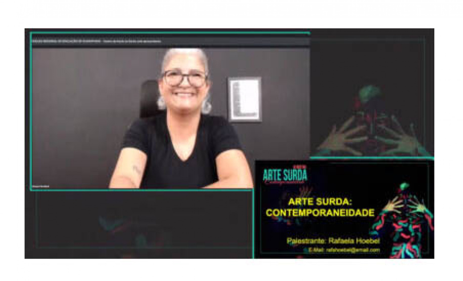 A III Mostra Arte Surda está sendo realizada, essa semana, no campus de Irati. O evento antecipa a celebração do Dia Nacional do Surdo, comemorado em 26 de setembro.  -  Curitiba, 23/09/2021  -  Foto: Unicentro