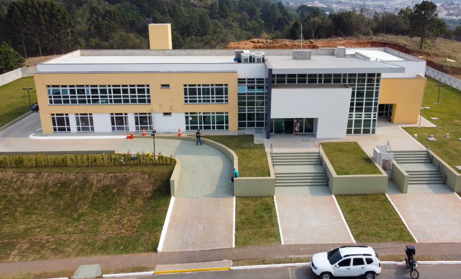 Delegacia Governador Carlos Massa Ratinho Junior inaugura nova sede da delegacia de Almirante Tamandaré.Foto: Ari Dias/ AEN.
