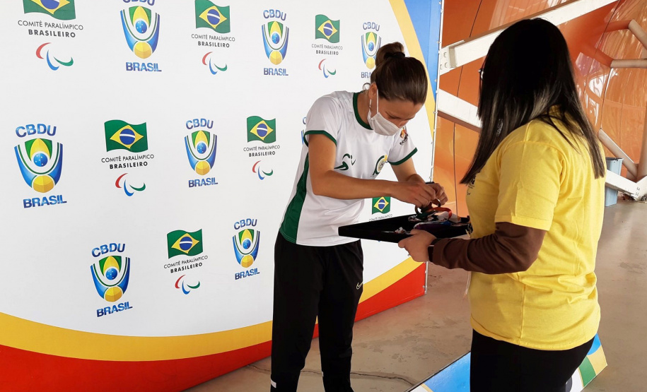 A Paralimpíada Universitária aconteceu nos dias 17 e 18 de setembro, no Centro de Treinamento Paralímpico, em São Paulo. A competição reuniu quatro bolsistas-atletas e uma técnica do Programa Geração Olímpica e Paralímpica, que conquistaram 12 medalhas nas modalidades de atletismo e natação. -  Curitiba, 24/09/2021  -  Foto: Silmara França
