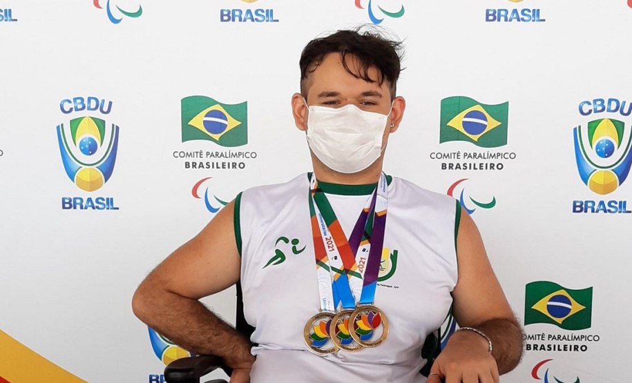 A Paralimpíada Universitária aconteceu nos dias 17 e 18 de setembro, no Centro de Treinamento Paralímpico, em São Paulo. A competição reuniu quatro bolsistas-atletas e uma técnica do Programa Geração Olímpica e Paralímpica, que conquistaram 12 medalhas nas modalidades de atletismo e natação. -  Curitiba, 24/09/2021  -  Foto: Silmara França