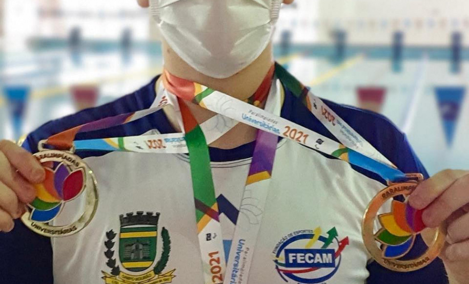 A Paralimpíada Universitária aconteceu nos dias 17 e 18 de setembro, no Centro de Treinamento Paralímpico, em São Paulo. A competição reuniu quatro bolsistas-atletas e uma técnica do Programa Geração Olímpica e Paralímpica, que conquistaram 12 medalhas nas modalidades de atletismo e natação. -  Curitiba, 24/09/2021  -  Foto: Silmara França