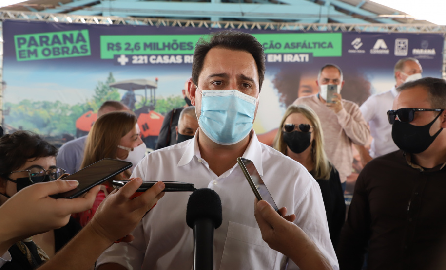 Governador Carlos Massa Ratinho Junior entrega Títulos de Regularização Fundiária e libera recursos em Irati -  Irati, 24/09/2021  -  Foto: Ari Dias/AEN