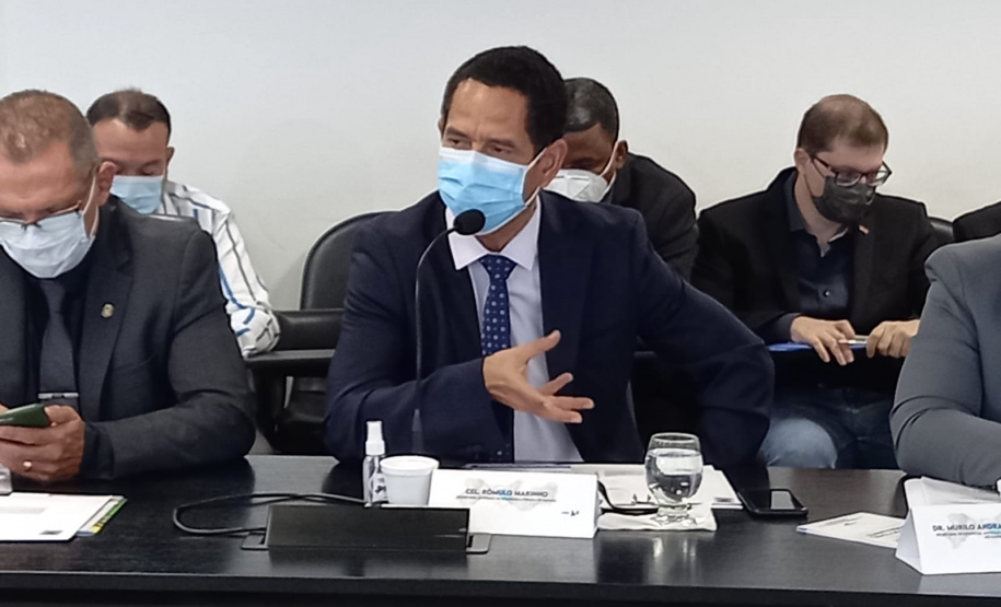 Nesta quinta-feira (23/09), o Secretário da Segurança Pública do Paraná, Romulo Marinho Soares, participou da reunião nacional do Conselho dos Secretários de Estado da Justiça, Cidadania, Direitos Humanos e Administração Penitenciária (CONSEJ), em Pernambuco (PE). -  Curitiba, 24/09/2021  - Foto: SESP