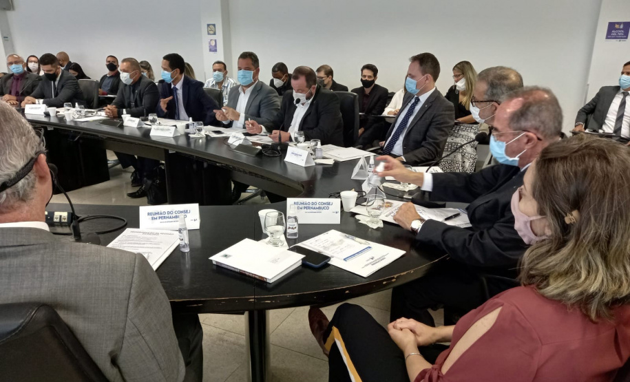 Nesta quinta-feira (23/09), o Secretário da Segurança Pública do Paraná, Romulo Marinho Soares, participou da reunião nacional do Conselho dos Secretários de Estado da Justiça, Cidadania, Direitos Humanos e Administração Penitenciária (CONSEJ), em Pernambuco (PE). -  Curitiba, 24/09/2021  - Foto: SESP