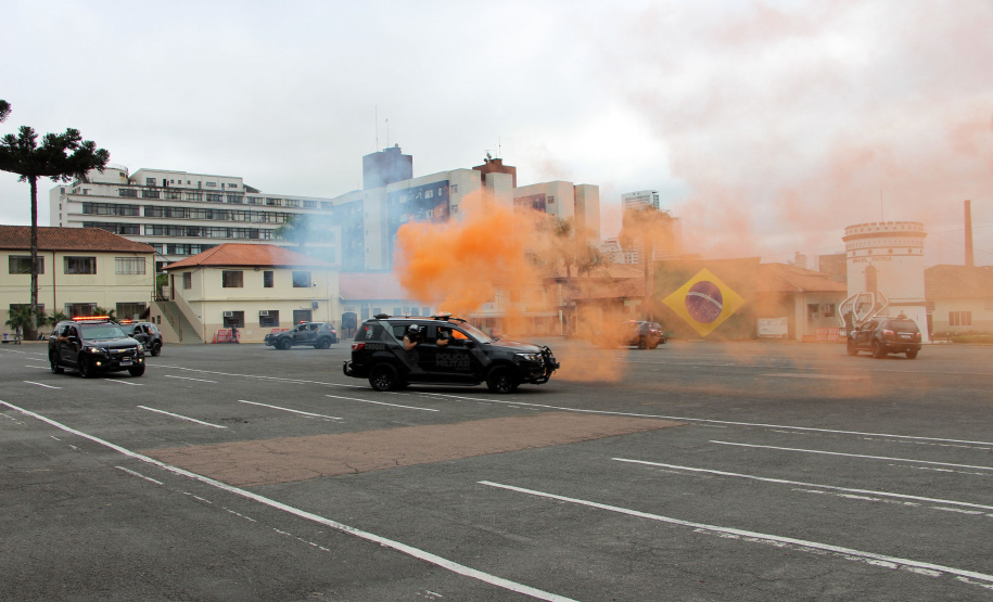 A Polícia Militar do Paraná formou, nesta sexta-feira (24/09), 30 militares estaduais do Paraná, três do Amapá e uma policial do Ceará com o XV Curso de Controle de Distúrbios Civis (CCDC) turma 2021. -  Curitiba, 24/09/2021  -  Foto: Soldado Ismael Ponchio