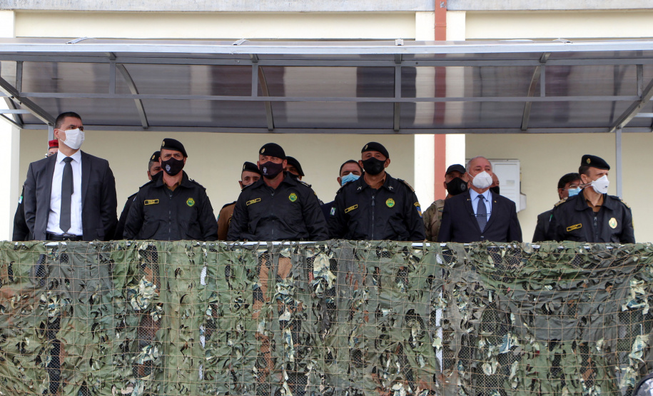 A Polícia Militar do Paraná formou, nesta sexta-feira (24/09), 30 militares estaduais do Paraná, três do Amapá e uma policial do Ceará com o XV Curso de Controle de Distúrbios Civis (CCDC) turma 2021. -  Curitiba, 24/09/2021  -  Foto: Soldado Ismael Ponchio