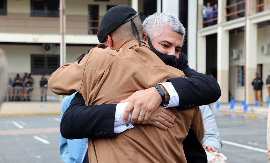 A Polícia Militar do Paraná formou, nesta sexta-feira (24/09), 30 militares estaduais do Paraná, três do Amapá e uma policial do Ceará com o XV Curso de Controle de Distúrbios Civis (CCDC) turma 2021. -  Curitiba, 24/09/2021  -  Foto: Soldado Ismael Ponchio