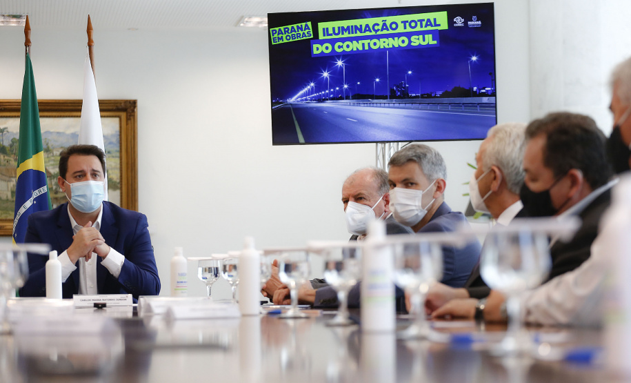 Governador Carlos Massa Ratinho Junior assina lançamento do Edital de Iluminação do Contorno Sul - Curitiba, 27/09/2021 - Foto: Jonathan Campos/AEN