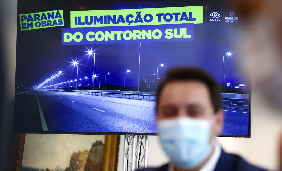 Governador Carlos Massa Ratinho Junior assina lançamento do Edital de Iluminação do Contorno Sul - Curitiba, 27/09/2021 - Foto: Jonathan Campos/AEN