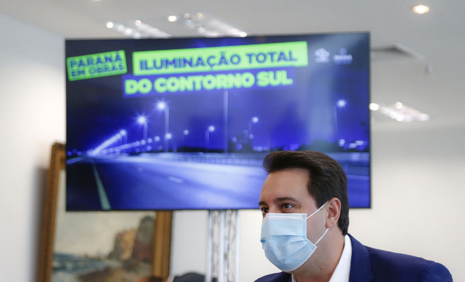 Governador Carlos Massa Ratinho Junior assina lançamento do Edital de Iluminação do Contorno Sul - Curitiba, 27/09/2021 - Foto: Jonathan Campos/AEN