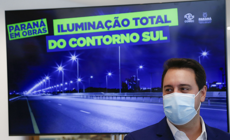 Governador Carlos Massa Ratinho Junior assina lançamento do Edital de Iluminação do Contorno Sul - Curitiba, 27/09/2021 - Foto: Jonathan Campos/AEN