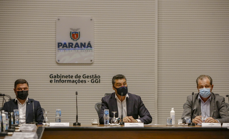 Semana da Inovação - Leandro Moura, presidente da Celepar - Marcelo Rangel, superintendente de Inovação -  Aldo Bona, superintendente de Ciência, Tecnologia e Ensino Superior  - Curitiba, 27/09/2021  - Foto Gilson Abreu/AEN