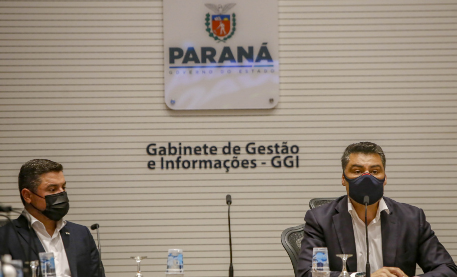 Semana da Inovação - Leandro Moura, presidente da Celepar - Marcelo Rangel, superintendente de Inovação -  Aldo Bona, superintendente de Ciência, Tecnologia e Ensino Superior  - Curitiba, 27/09/2021  - Foto Gilson Abreu/AEN
