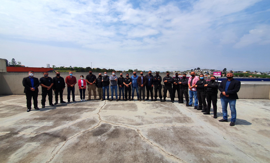 O Departamento Penitenciário do Paraná (Depen) realizou um encontro com os chefes de cadeias e coordenadores regionais de todo o Estado.  -  Curitiba, 27/09/2021  -  Foto: Depen-PR