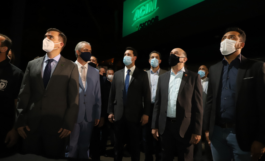 Governador Carlos Massa Ratinho Junior participa da reinauguração da sede da Associação Comercial e Empresarial de Maringá, ACIM -  Maringá, 27/09/2021  -  Foto: Ari Dias/AEN