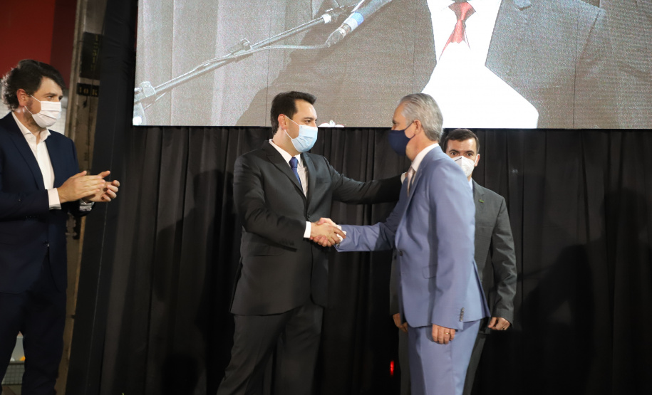 Governador Carlos Massa Ratinho Junior participa da reinauguração da sede da Associação Comercial e Empresarial de Maringá, ACIM -  Maringá, 27/09/2021  -  Foto: Ari Dias/AEN