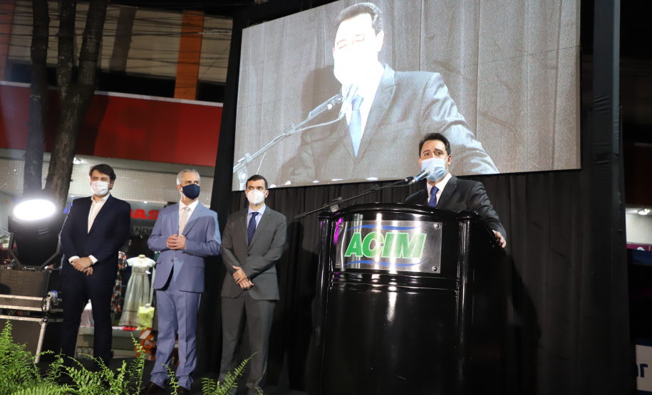 Governador Carlos Massa Ratinho Junior participa da reinauguração da sede da Associação Comercial e Empresarial de Maringá, ACIM -  Maringá, 27/09/2021  -  Foto: Ari Dias/AEN