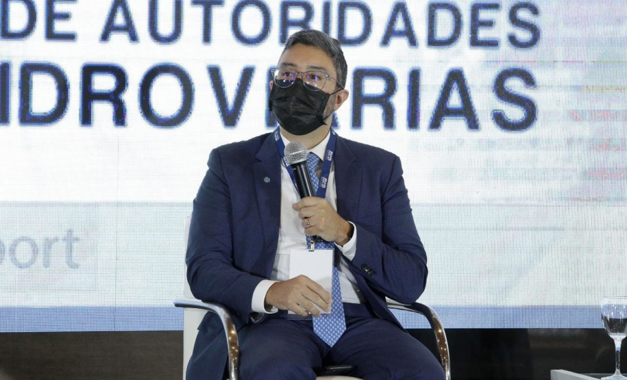 Autoridades portuárias de Norte a Sul do país estão reunidas, nesta terça (28) e quarta-feira (29), em Brasília/DF, para o Fórum Nacional de Logística e Infraestrutura Portuária (Brasil Export 2021). A edição nacional do evento faz uma síntese dos fóruns realizados nas seis regionais, ao longo deste ano. - Brasília, 28/09/2021  -  Foto: Alessandro Dias/Brasil Export