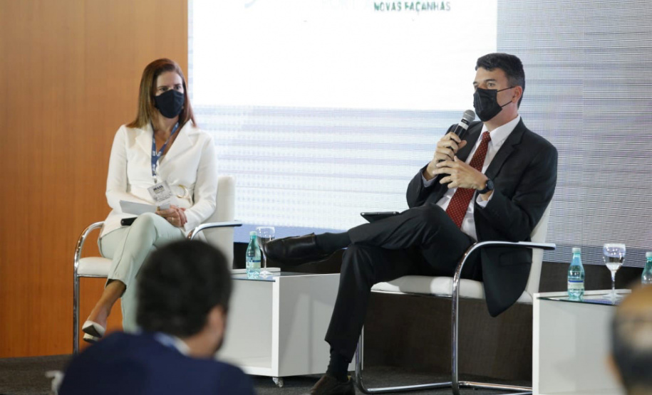 Autoridades portuárias de Norte a Sul do país estão reunidas, nesta terça (28) e quarta-feira (29), em Brasília/DF, para o Fórum Nacional de Logística e Infraestrutura Portuária (Brasil Export 2021). A edição nacional do evento faz uma síntese dos fóruns realizados nas seis regionais, ao longo deste ano. - Brasília, 28/09/2021  -  Foto: Alessandro Dias/Brasil Export