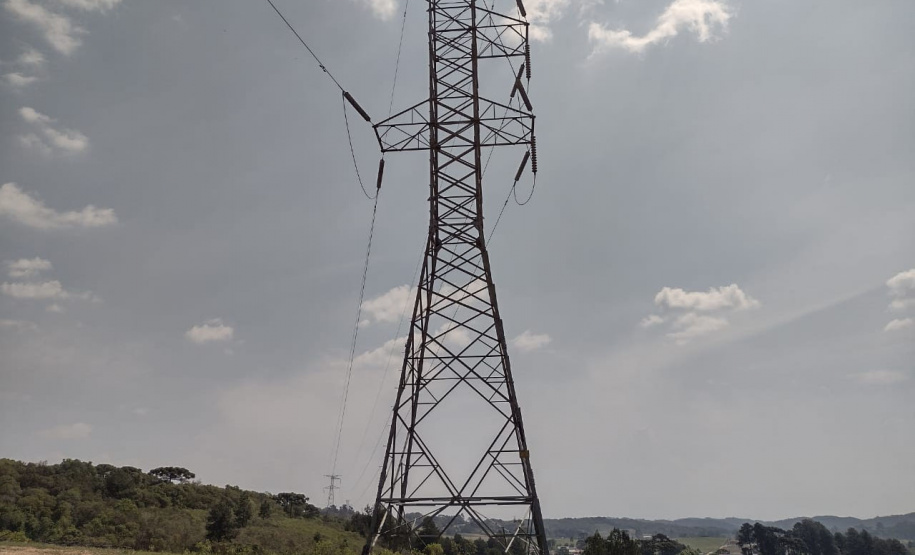 A Copel iniciou uma nova obra para reforçar o sistema de transmissão em Curitiba e na Região Metropolitana (RMC).  -  Curitiba, 28/09/2021  -  Foto: Copel