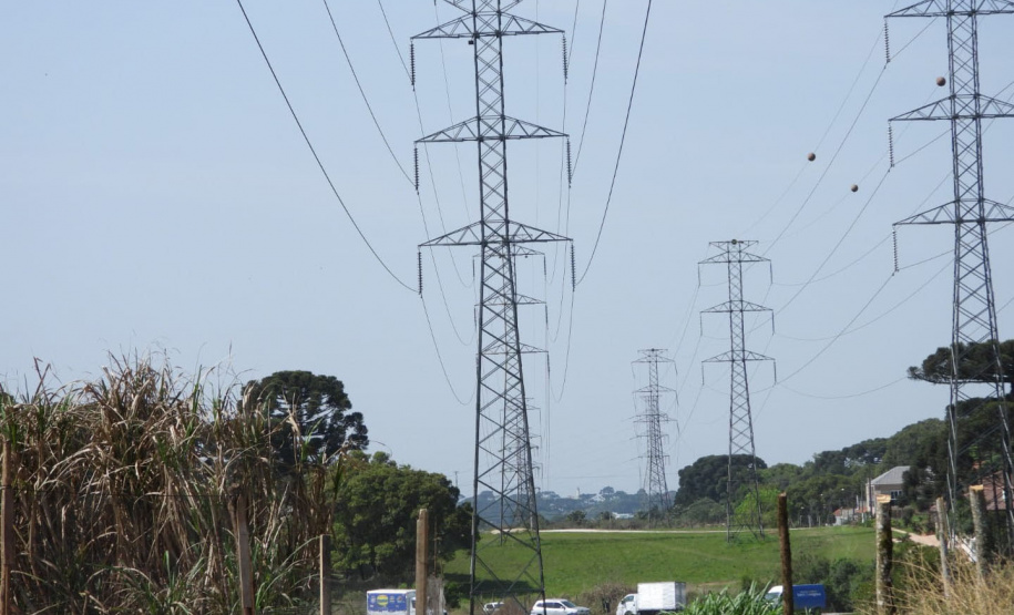 A Copel iniciou uma nova obra para reforçar o sistema de transmissão em Curitiba e na Região Metropolitana (RMC).  -  Curitiba, 28/09/2021  -  Foto: Copel