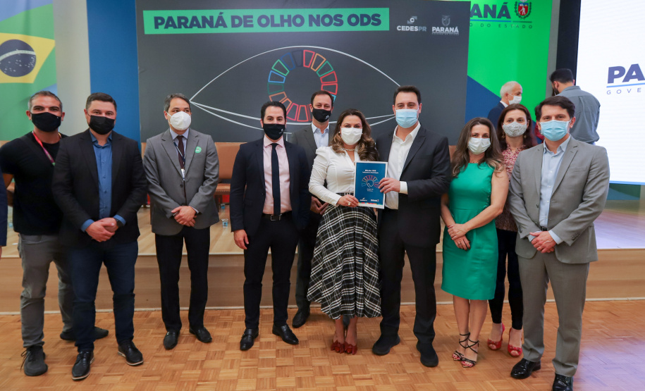 O governador Carlos Massa Ratinho Junior assina nesta terca-feira (28), acordo de cooperação para impulsionar Objetivos de Desenvolvimento Sustentável no Paraná. - 28/09/2021 - Foto: Geraldo Bubniak/AEN