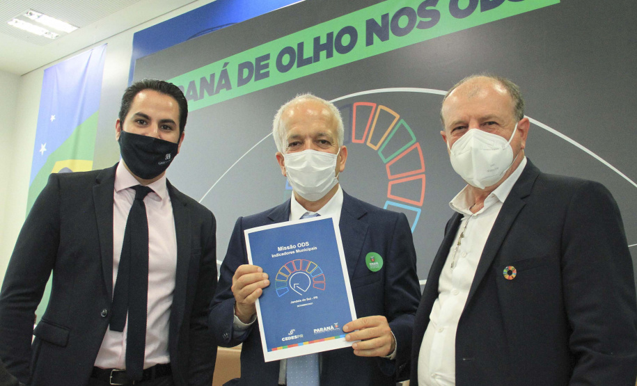 O governador Carlos Massa Ratinho Junior assina nesta terca-feira (28), acordo de cooperação para impulsionar Objetivos de Desenvolvimento Sustentável no Paraná. - 28/09/2021 - Foto: Gustavo Pontes/SEDU